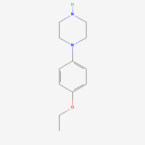 1-(4-ETHOXYPHENYL)PIPERAZINE (CAS: 46415-29-6) - Chemical Structure and Molecular Formula 