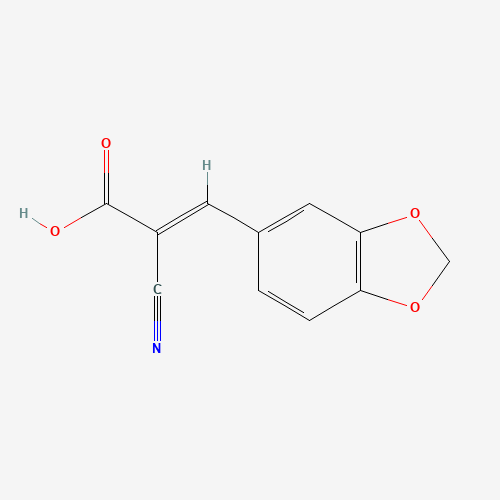 3-(1,3-BENZODIOXOL-5-YL)-2-CYANOACRYLIC ACID (CAS: 49711-55-9) - Related Chemical Product