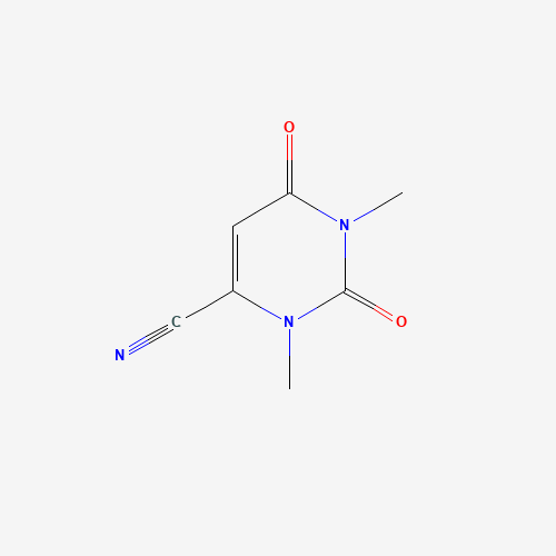 1,3-DIMETHYL-6-CYANOURACIL (CAS: 49846-86-8) - Chemical Structure and Molecular Formula 