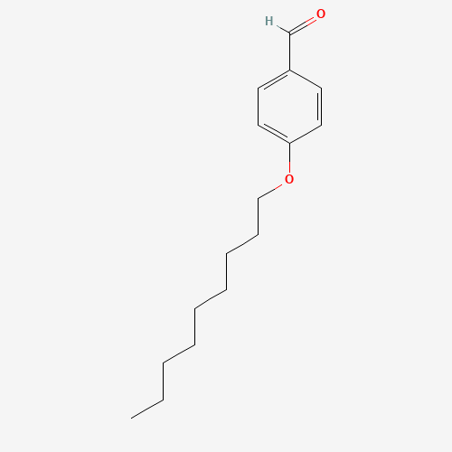 4-N-NONYLOXYBENZALDEHYDE (CAS: 50262-46-9) - Chemical Structure and Molecular Formula 