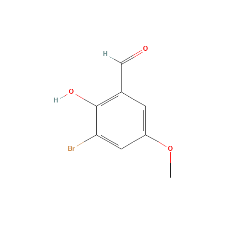 3-BROMO-2-HYDROXY-5-METHOXYBENZALDEHYDE (CAS: 50343-02-7) - Related Chemical Product