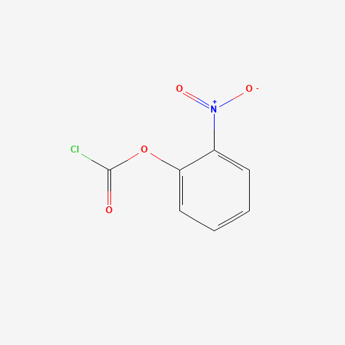 2-NITROPHENYL CHLOROFORMATE (CAS: 50353-00-9) - Chemical Structure and Molecular Formula 