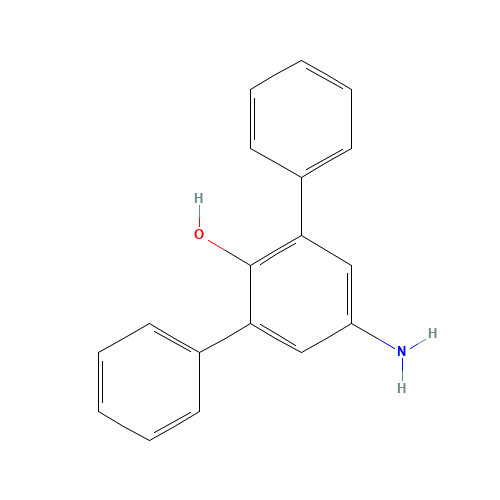 4-AMINO-2,6-DIPHENYLPHENOL (CAS: 50432-01-4) - Chemical Structure and Molecular Formula 