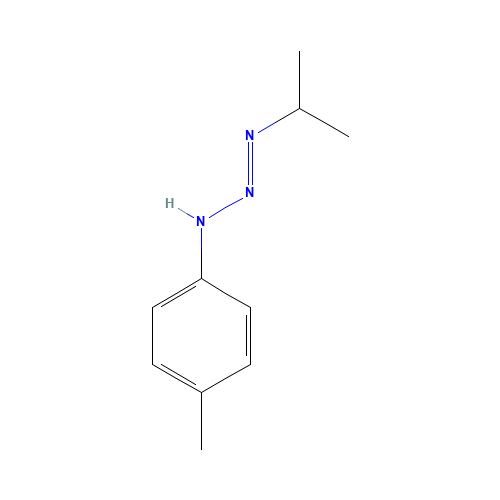 1-ISOPROPYL-3-P-TOLYLTRIAZENE (CAS: 50707-41-0) - Chemical Structure and Molecular Formula 