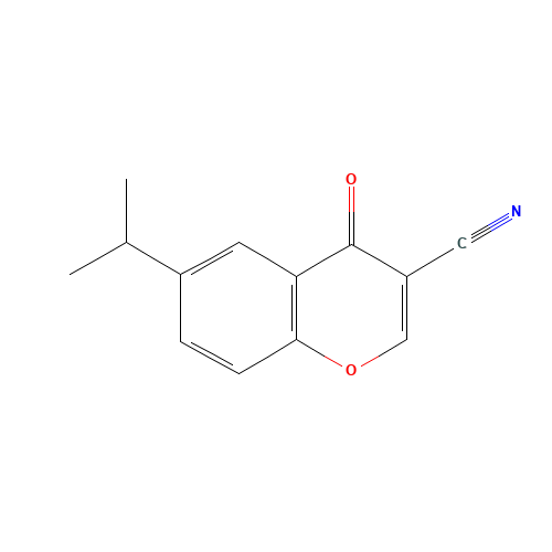 3-Cyano-6-isopropylchromone (CAS: 50743-32-3) - Related Chemical Product