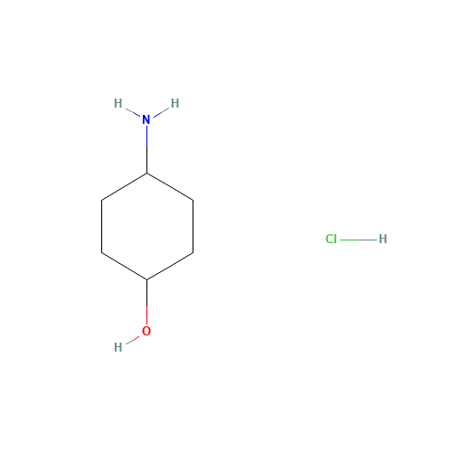 trans-4-Aminocyclohexanol hydrochloride (CAS: 50910-54-8) - Chemical Structure and Molecular Formula 