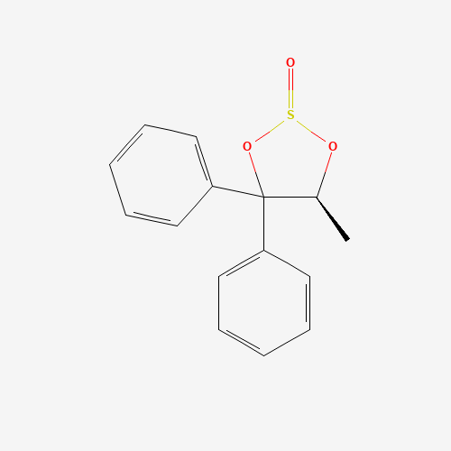 (S)-(-)-1,1-DIPHENYL-1,2-PROPANEDIOL CYCLIC SULFITE (CAS: 51226-54-1) - Chemical Structure and Molecular Formula 