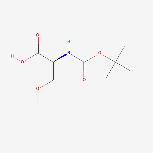 BOC-SER(ME)-OH (CAS: 51293-47-1) - Chemical Structure and Molecular Formula 