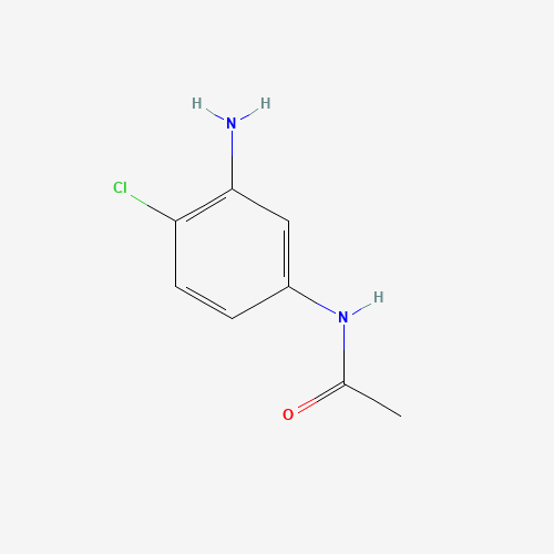 5-Acetylamido-2-chloroaniline (CAS: 51867-83-5) - Chemical Structure and Molecular Formula 