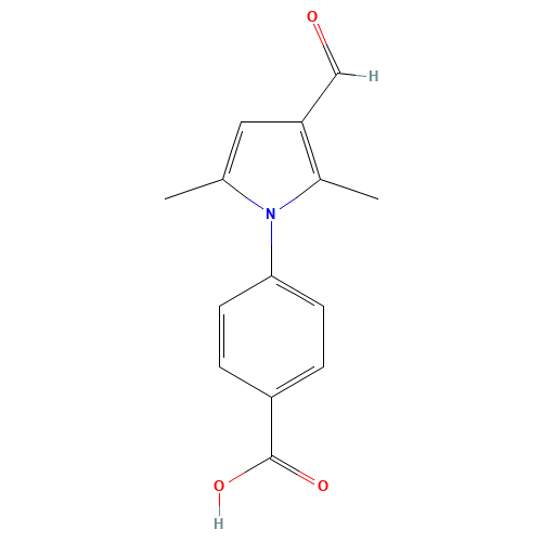 4-(3-FORMYL-2,5-DIMETHYL-1H-PYRROL-1-YL)BENZENECARBOXYLIC ACID (CAS: 52034-38-5) - Related Chemical Product