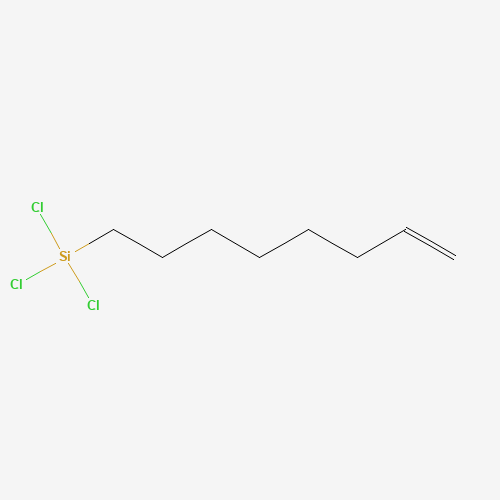 7-OCTENYLTRICHLOROSILANE (CAS: 52217-52-4) - Chemical Structure and Molecular Formula 