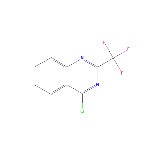 4-CHLORO-2-(TRIFLUOROMETHYL)QUINAZOLINE (CAS: 52353-35-2) - Chemical Structure and Molecular Formula 