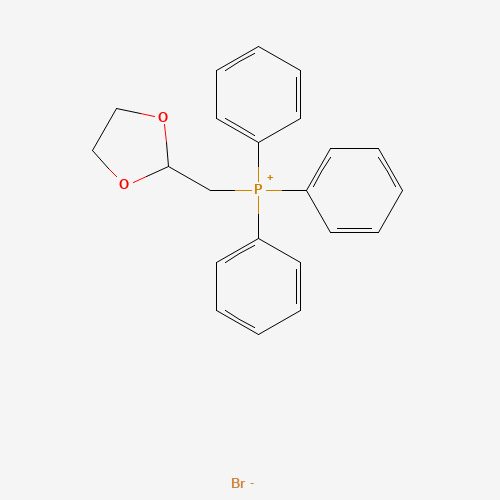 (1,3-Dioxolan-2-ylmethyl)triphenylphosphonium bromide (CAS: 52509-14-5) - Chemical Structure and Molecular Formula 