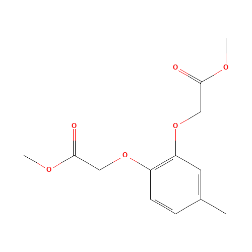 4-Methylcatecholdimethylacetate (CAS: 52589-39-6) - Chemical Structure and Molecular Formula 