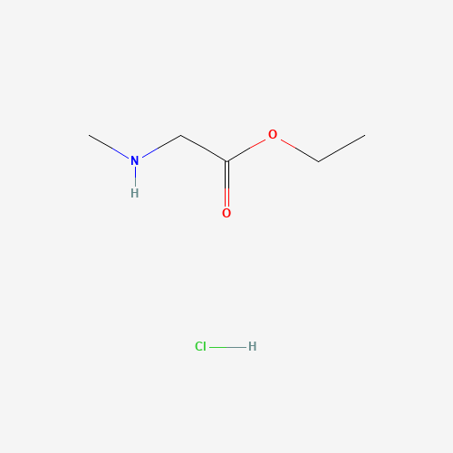 Ethyl sarcosinate hydrochloride (CAS: 52605-49-9) - Chemical Structure and Molecular Formula 
