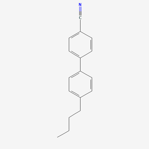 4'-Butyl-4-biphenylcarbonitrile (CAS: 52709-83-8) - Chemical Structure and Molecular Formula 