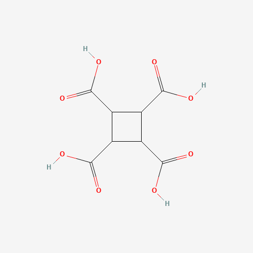 1,2,3,4-CYCLOBUTANETETRACARBOXYLIC ACID (CAS: 53159-92-5) - Chemical Structure and Molecular Formula 