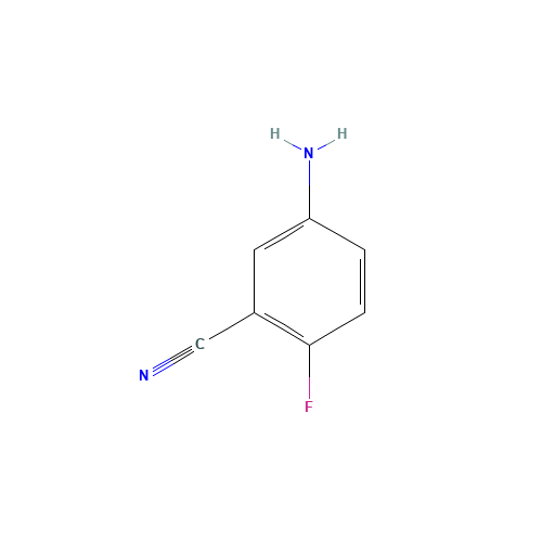5-Amino-2-fluorobenzonitrile (CAS: 53312-81-5) - Chemical Structure and Molecular Formula 
