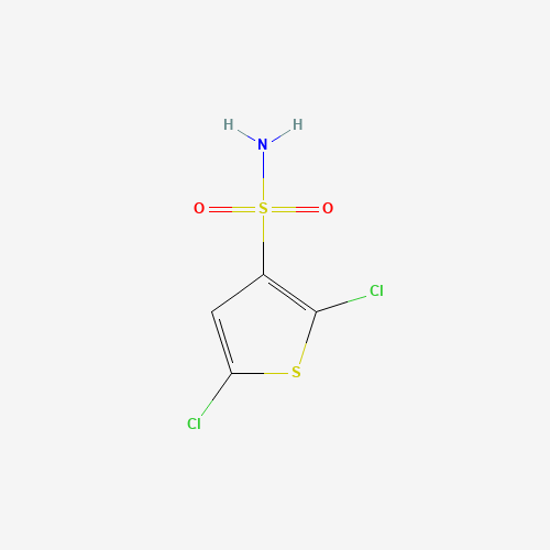 2,5-Dichlorothiophene-3-sulfonamide (CAS: 53595-68-9) - Chemical Structure and Molecular Formula 