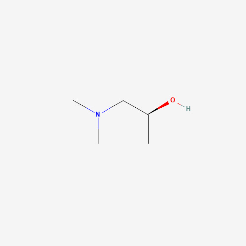(S)-(+)-1-DIMETHYLAMINO-2-PROPANOL (CAS: 53636-17-2) - Chemical Structure and Molecular Formula 