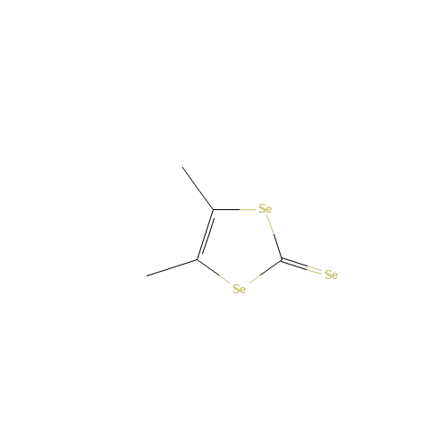 4,5-DIMETHYL-2-SELENOXO-1,3-DISELENOLE (CAS: 53808-62-1) - Chemical Structure and Molecular Formula 