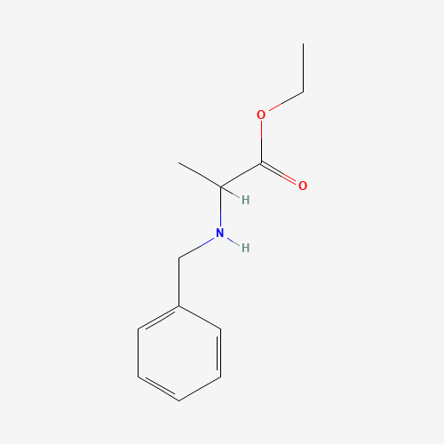 ETHYL 2-(BENZYLAMINO)PROPANOATE (CAS: 54159-18-1) - Chemical Structure and Molecular Formula 