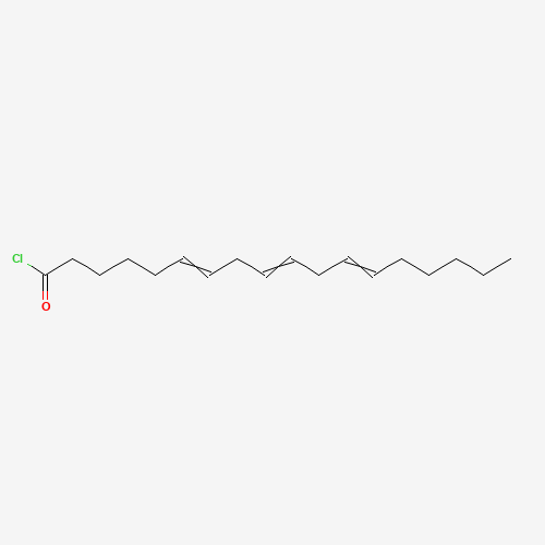 GAMMA-LINOLENOYL CHLORIDE (CAS: 54562-14-0) - Chemical Structure and Molecular Formula 
