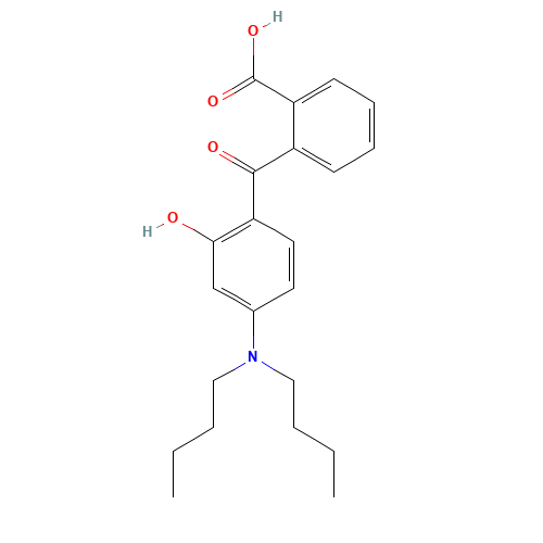 2-[4-(Dibutylamino)-2-hydroxybenzoyl]benzoic acid (CAS: 54574-82-2) - Related Chemical Product