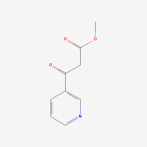 Methyl nicotinoylacetate (CAS: 54950-20-8) - Chemical Structure and Molecular Formula 