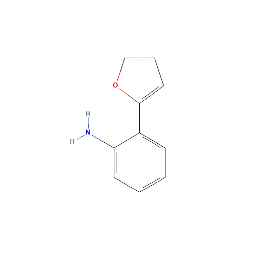 2-(2-FURYL)ANILINE (CAS: 55578-79-5) - Chemical Structure and Molecular Formula 