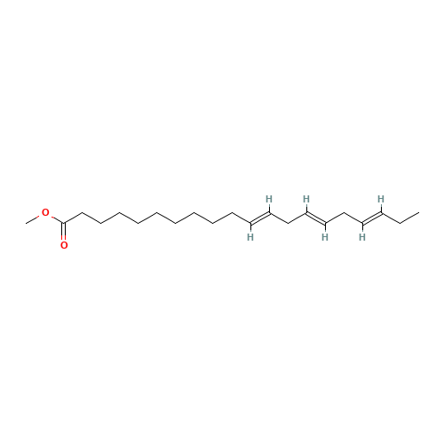 CIS-11,14,17-EICOSATRIENOIC ACID METHYL ESTER (CAS: 55682-88-7) - Chemical Structure and Molecular Formula 