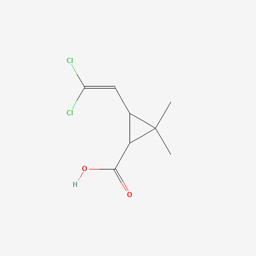 3-(2,2-Dichloroethenyl)-2,2-dimethylcyclopropanecarboxylic acid (CAS: 55701-03-6) - Related Chemical Product