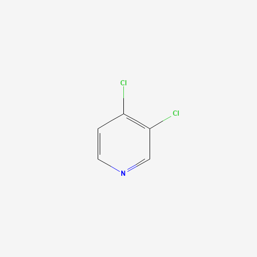 3,4-Dichloropyridine (CAS: 55934-00-4) - Chemical Structure and Molecular Formula 