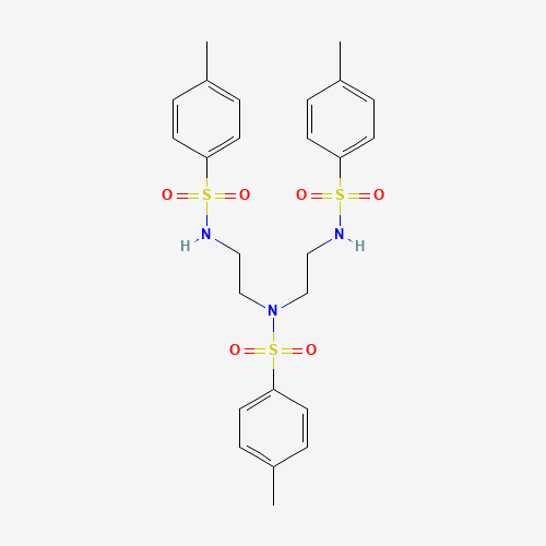 N,N',N''-TRITOSYLDIETHYLENETRIAMINE (CAS: 56187-04-3) - Chemical Structure and Molecular Formula 