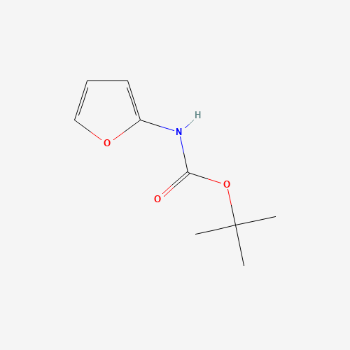 TERT-BUTYL N-(2-FURYL)CARBAMATE (CAS: 56267-47-1) - Chemical Structure and Molecular Formula 
