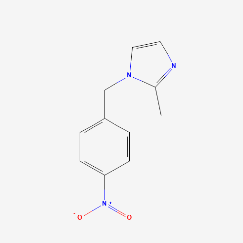 2-METHYL-1-(4-NITROBENZYL)-1H-IMIDAZOLE (CAS: 56643-86-8) - Chemical Structure and Molecular Formula 