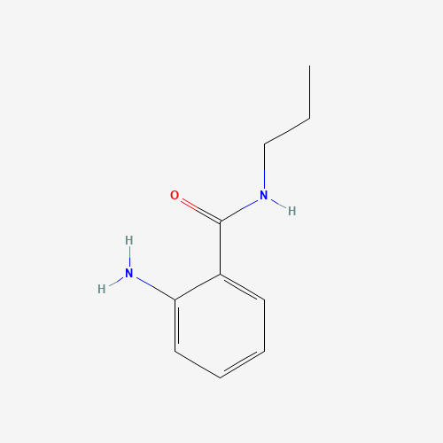 2-AMINO-N-PROPYL-BENZAMIDE (CAS: 56814-10-9) - Chemical Structure and Molecular Formula 