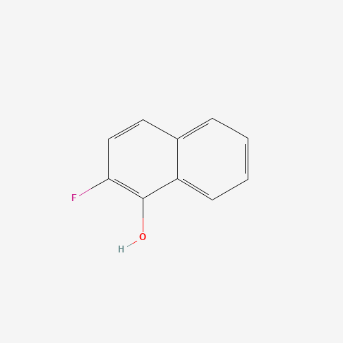 2-FLUORO-1-NAPHTHOL (CAS: 56874-95-4) - Chemical Structure and Molecular Formula 