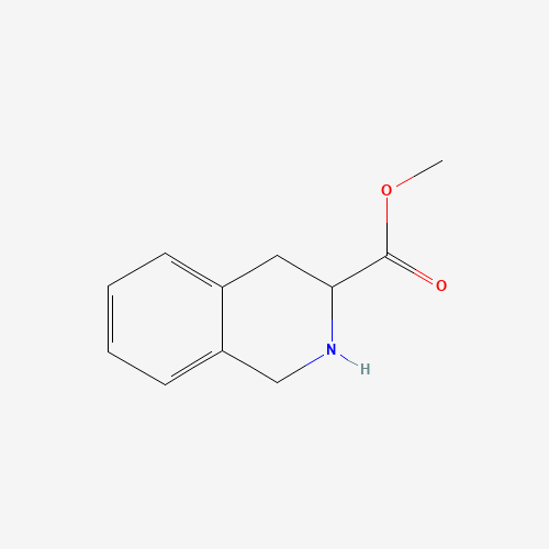 Methyl 1,2,3,4-tetrahydroisoquinoline-3-carboxylate chemical structure Methyl 1,2,3,4-tetrahydroisoquinoline-3-carboxylate (CAS: 57060-86-3) - Chemical Structure and Molecular Formula