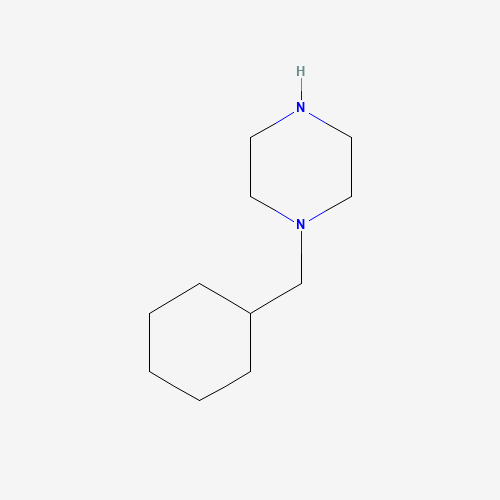 1-(CYCLOHEXYLMETHYL)PIPERAZINE (CAS: 57184-23-3) - Chemical Structure and Molecular Formula 