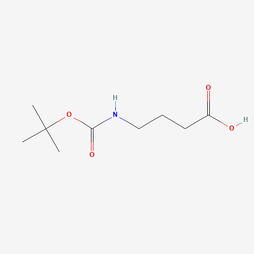 BOC-GAMMA-ABU-OH (CAS: 57294-38-9) - Chemical Structure and Molecular Formula 