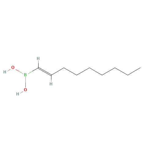 TRANS-NONENYLBORONIC ACID (CAS: 57404-77-0) - Chemical Structure and Molecular Formula 