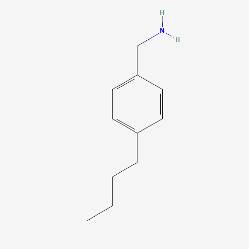 4-N-BUTYLBENZYLAMINE (CAS: 57802-79-6) - Chemical Structure and Molecular Formula 