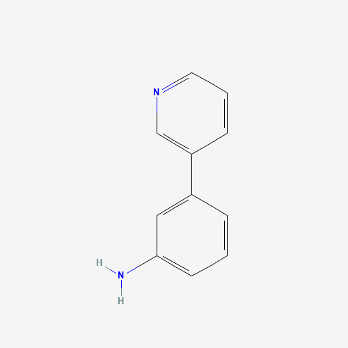 3-Pyridin-3-ylaniline (CAS: 57976-57-5) - Chemical Structure and Molecular Formula 