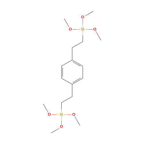 1,4-BIS(TRIMETHOXYSILYLETHYL)BENZENE (CAS: 58298-01-4) - Related Chemical Product