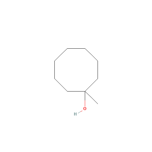 1-METHYLCYCLOOCTANOL (CAS: 59123-41-0) - Chemical Structure and Molecular Formula 