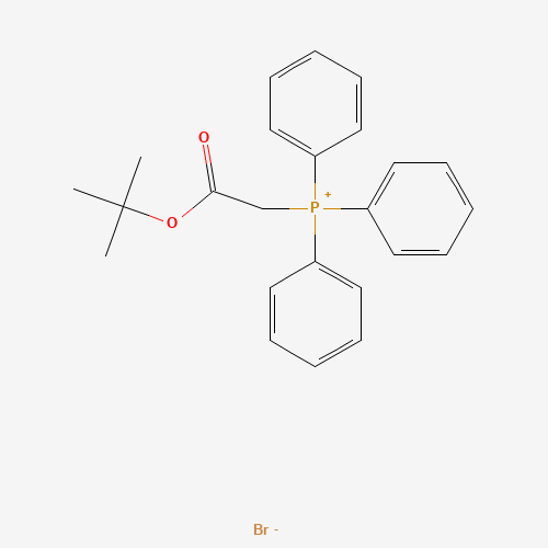 (tert-Butoxycarbonylmethyl)triphenylphosphanium bromide (CAS: 59159-39-6) - Chemical Structure and Molecular Formula 