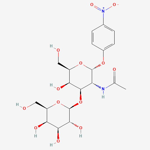 P-NITROPHENYL 2-ACETAMIDO-2-DEOXY-3-O-(BETA-D-GALACTOPYRANOSYL)-ALPHA-D-GALACTOPYRANOSIDE (CAS: 59837-14-8) - Related Chemical Product