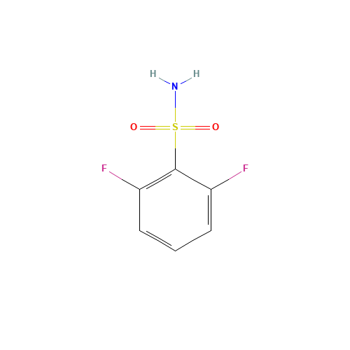 2,6-Difluorobenzenesulfonamide (CAS: 60230-37-7) - Chemical Structure and Molecular Formula 