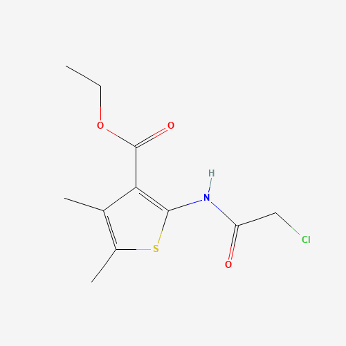 2-(2-CHLORO-ACETYLAMINO)-4,5-DIMETHYL-THIOPHENE-3-CARBOXYLIC ACID ETHYL ESTER (CAS: 60442-34-4) - Related Chemical Product